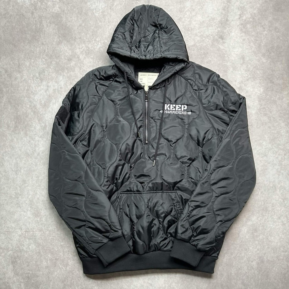 Black Woobie Tailgater Hoodie by Nine Line Apparel Size M